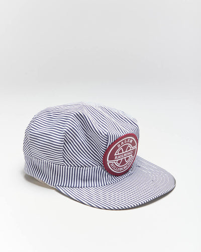 Vintage Salem Railroad Stripe Cap - OS