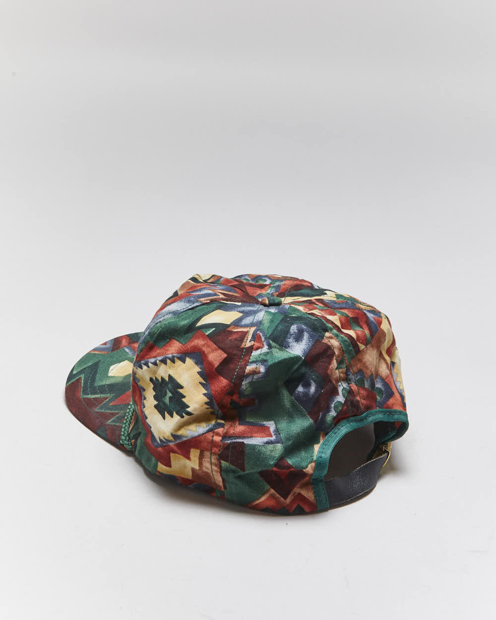 Vintage 90's AGRO Tractor Embroidered Geometric Snapback Cap - OS