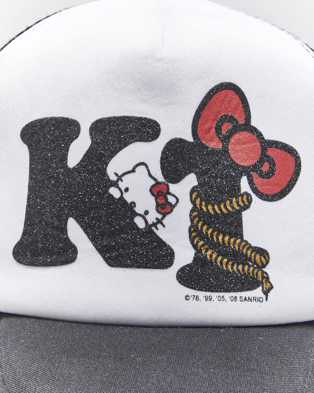 Vintage 2000's Sanrro Hello Kitty Graphic Print Trucker Cap - OS