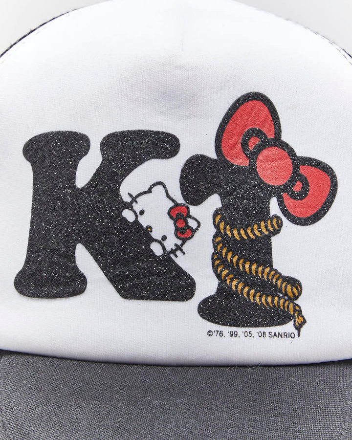 Vintage 2000's Sanrro Hello Kitty Graphic Print Trucker Cap - OS