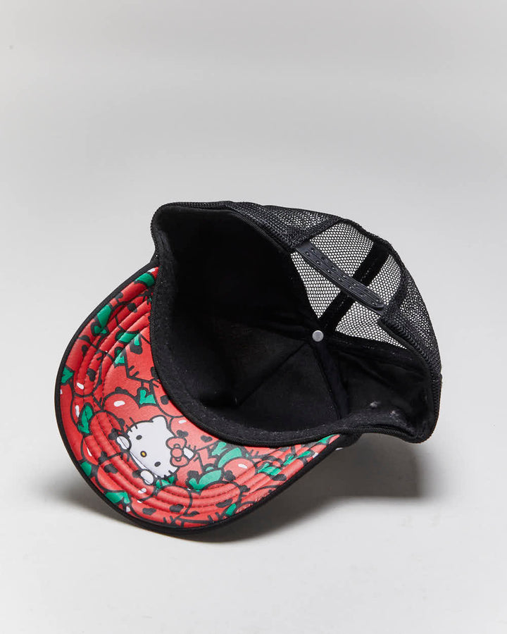 Vintage 2000's Sanrro Hello Kitty Graphic Print Trucker Cap - OS