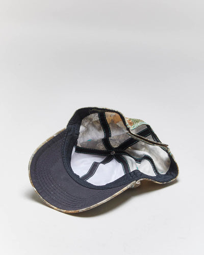 Vintage Y2K Real Tree Embroidered Camouflage Baseball Cap - OS