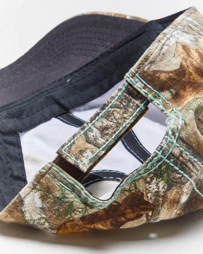 Vintage Y2K Real Tree Embroidered Camouflage Baseball Cap - OS