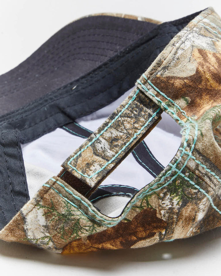 Vintage Y2K Real Tree Embroidered Camouflage Baseball Cap - OS