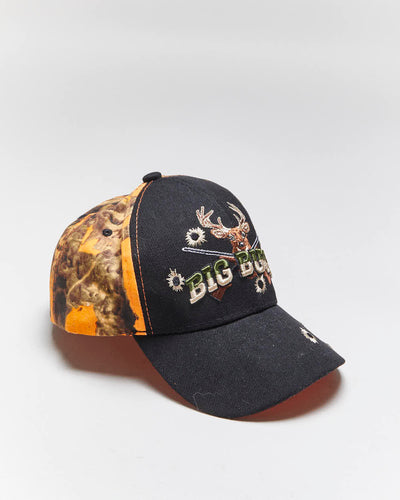 Vintage Y2K Big Buck Embroidered Camo Baseball Cap - OS