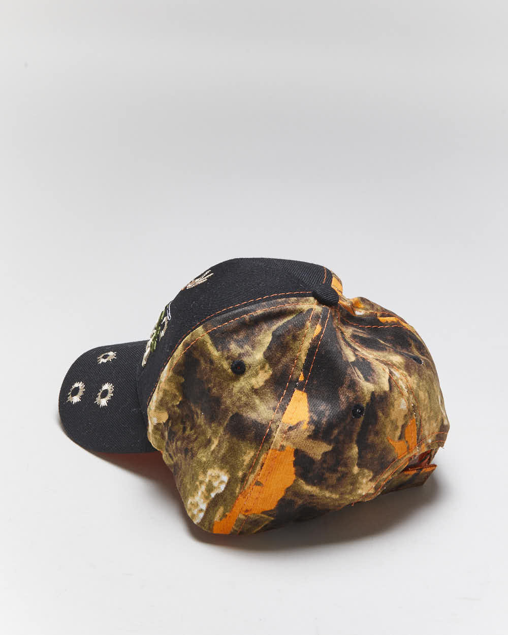 Vintage Y2K Big Buck Embroidered Camo Baseball Cap - OS
