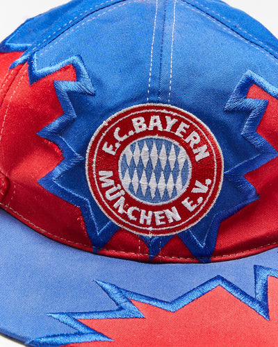 Vintage Bayern Munich FC Embroidered Logo Snapback Cap - OS