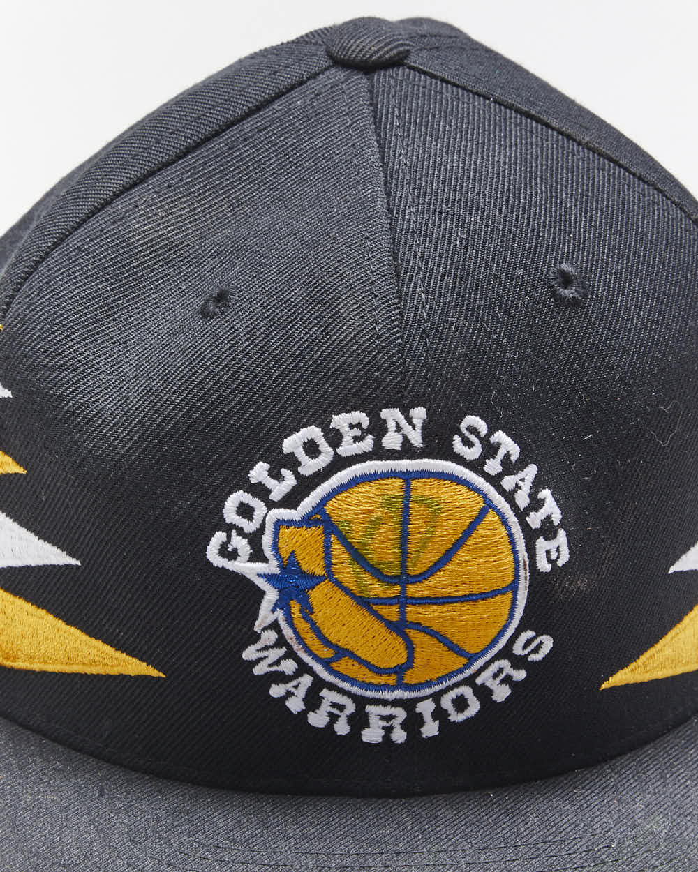 Vintage Mitchell &amp; Ness Golden State Warriors NBA Embroidered Snapback Cap - OS