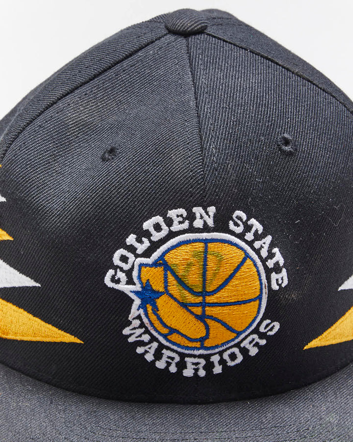 Vintage Mitchell & Ness Golden State Warriors NBA Embroidered Snapback Cap - OS