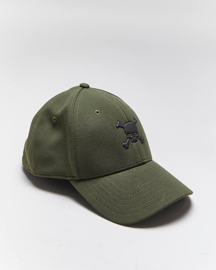 Vintage 2000's Oakley Software Skull Logo Fitted Cap - L/XL