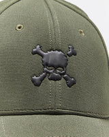 Vintage 2000's Oakley Software Skull Logo Fitted Cap - L/XL