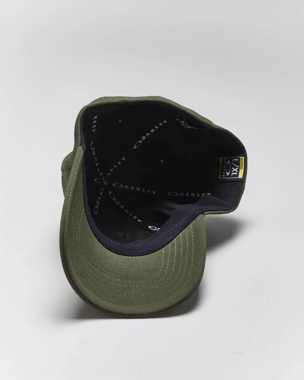 Vintage 2000's Oakley Software Skull Logo Fitted Cap - L/XL