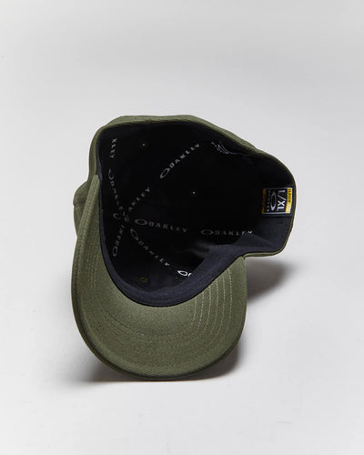 Vintage 2000's Oakley Software Skull Logo Fitted Cap - L/XL