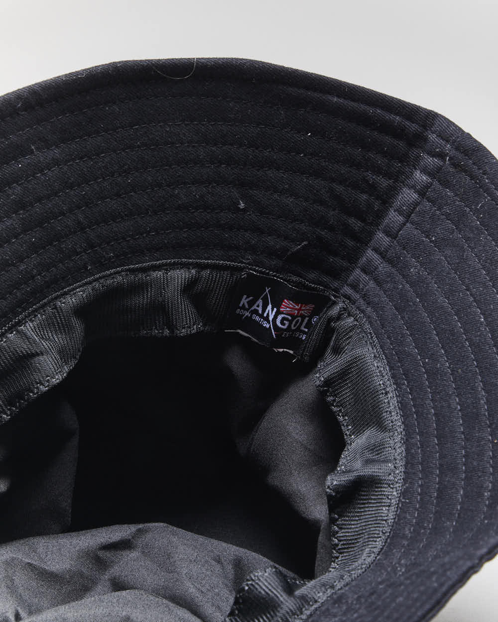 Vintage Kangol Classic Small Logo Bucket Hat - OS