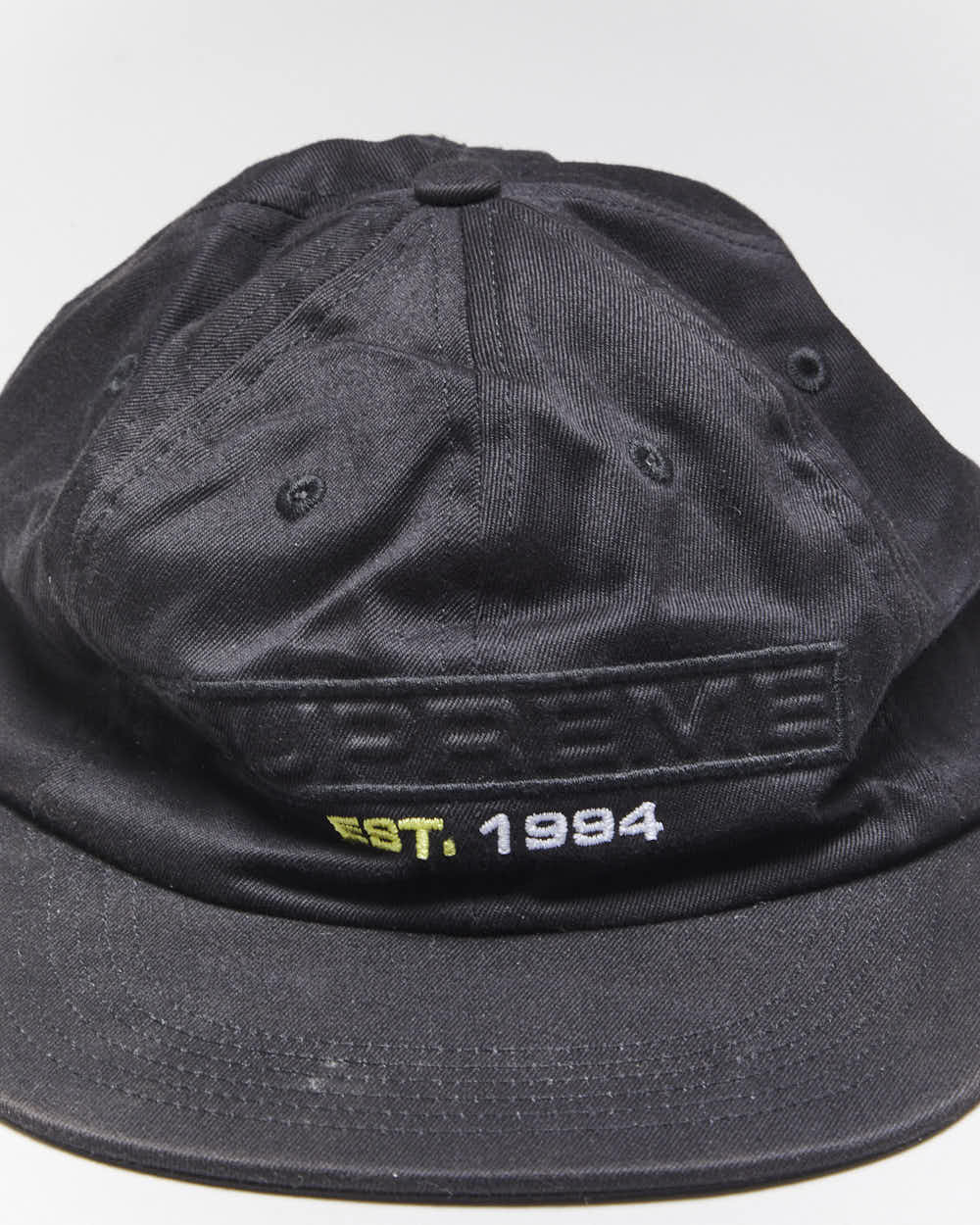 Supreme New York Embossed Spell Out Logo Baseball Cap - OS