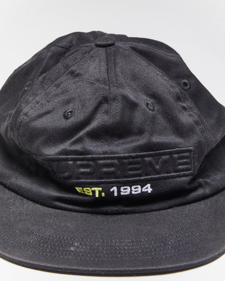 Supreme New York Embossed Spell Out Logo Baseball Cap - OS
