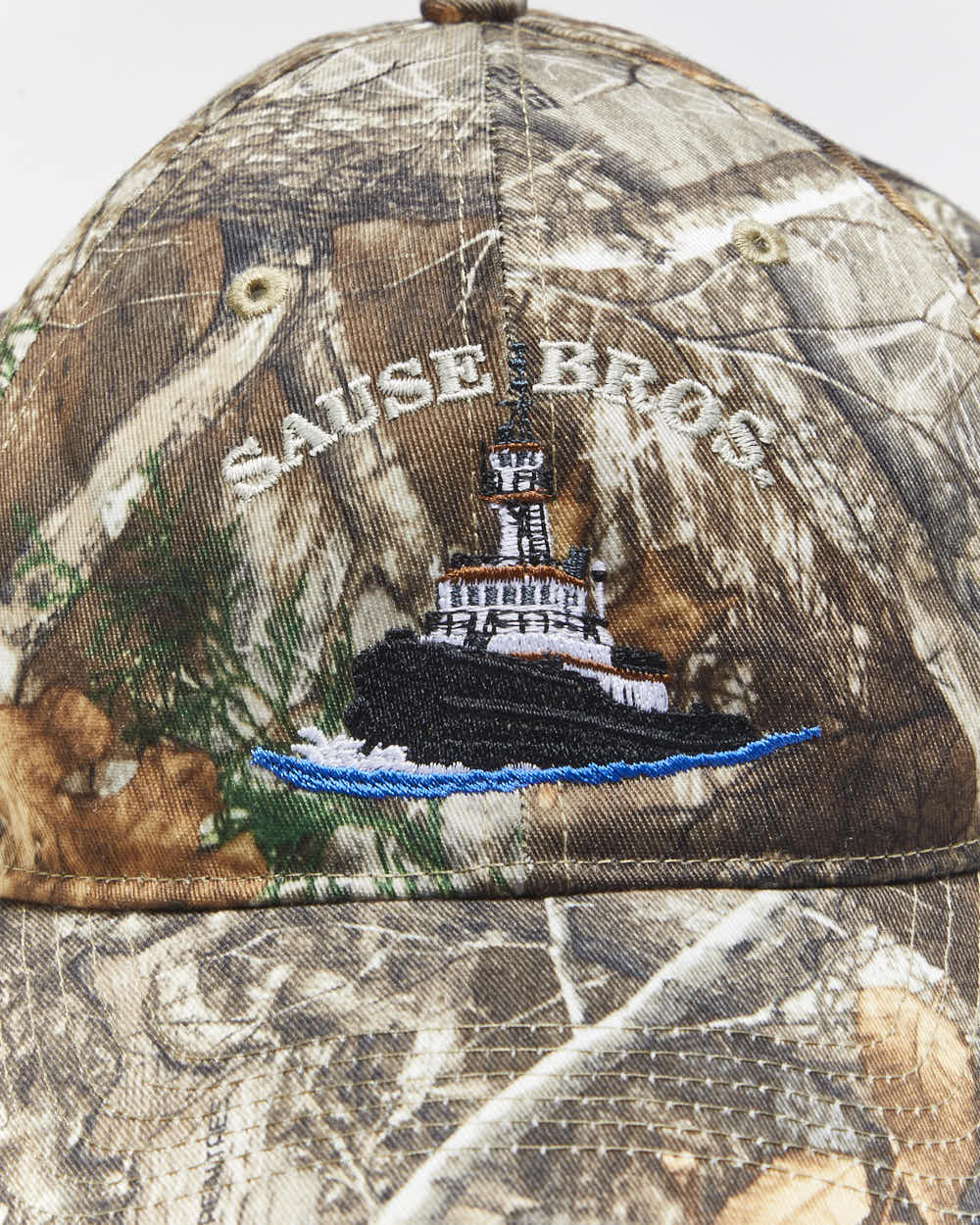 Vintage Y2K Sause Bros Embroidered Camouflage Baseball Cap - OS