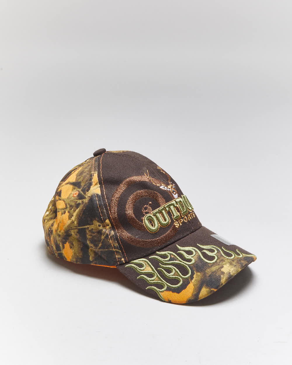 Vintage 2000's Outdoor Sports Embroidered Camouflage Baseball Cap - OS