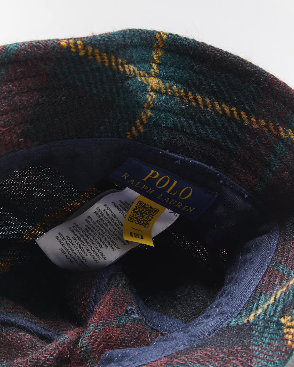 Vintage Ralph Lauren Wool Embroidered Logo Bucket Hat - S/M