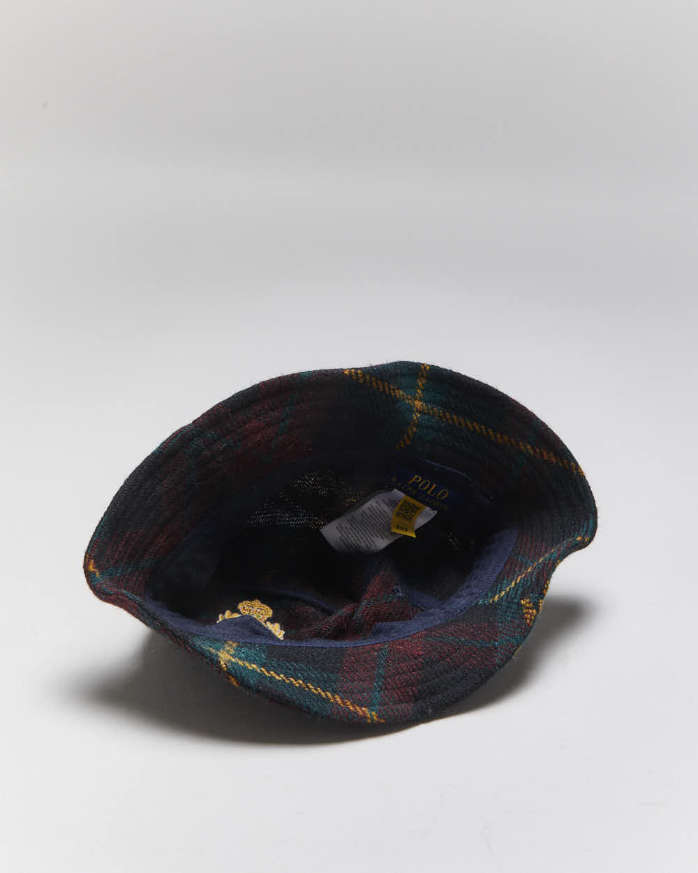 Vintage Ralph Lauren Wool Embroidered Logo Bucket Hat - S/M