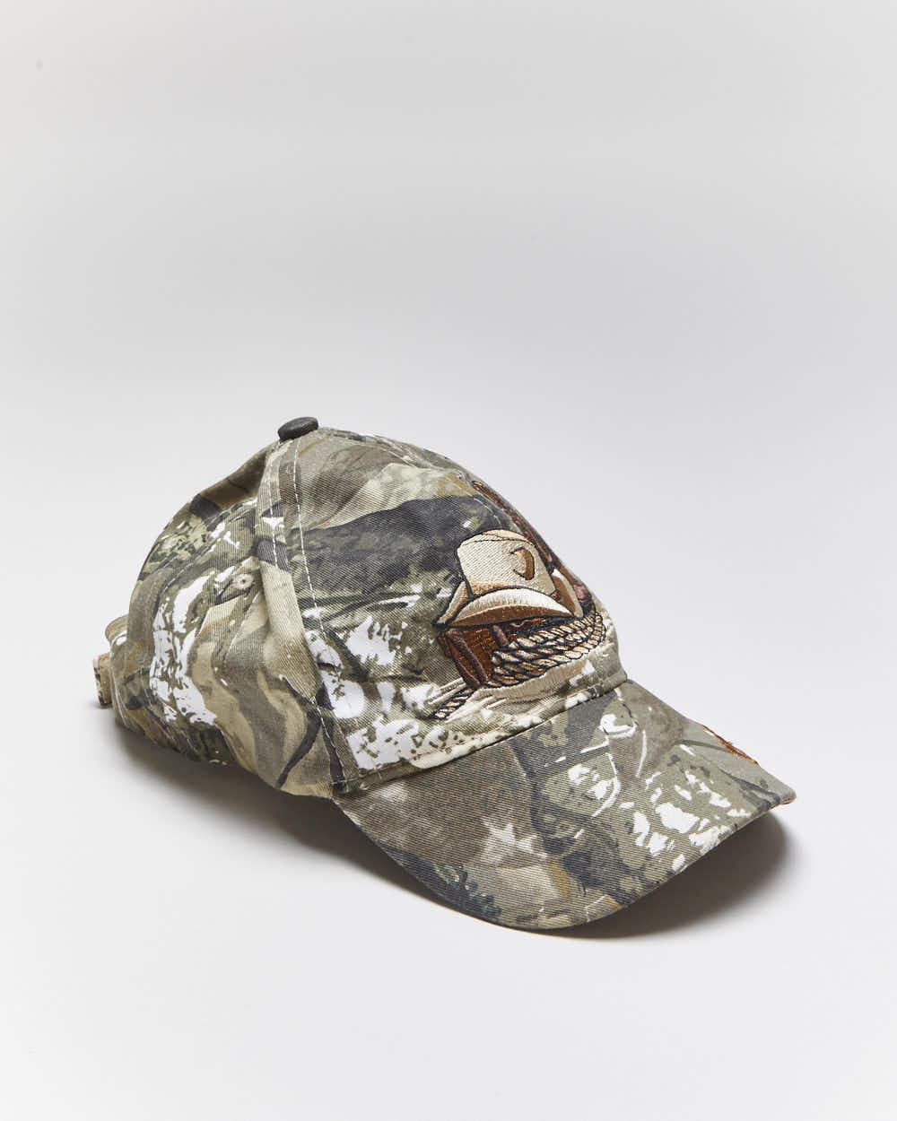Vintage Y2K Cowboy Embroidered Camouflage Baseball Cap - OS