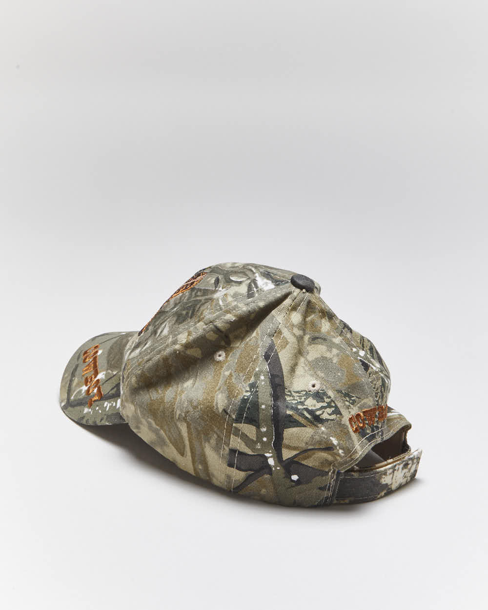 Vintage Y2K Cowboy Embroidered Camouflage Baseball Cap - OS