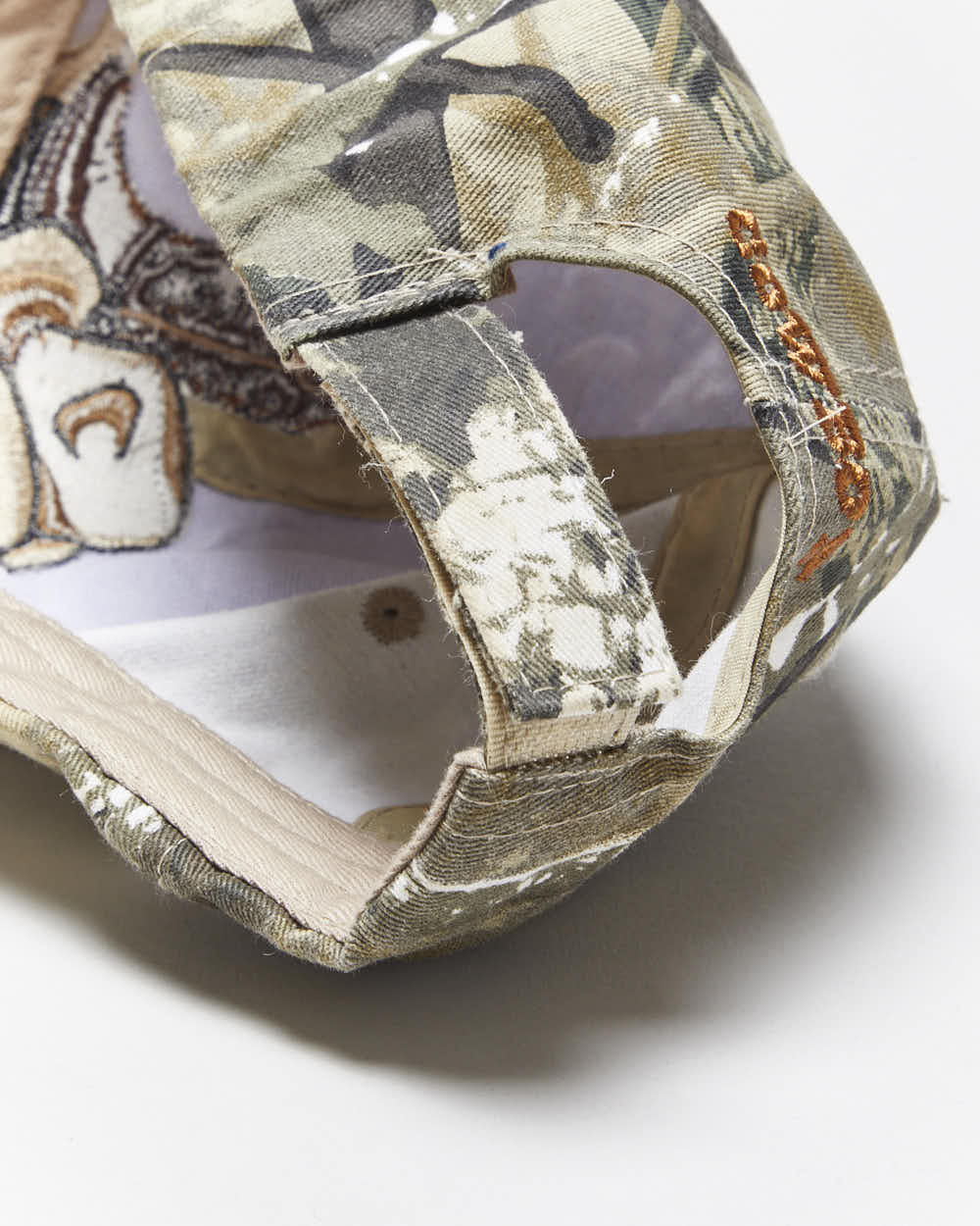 Vintage Y2K Cowboy Embroidered Camouflage Baseball Cap - OS