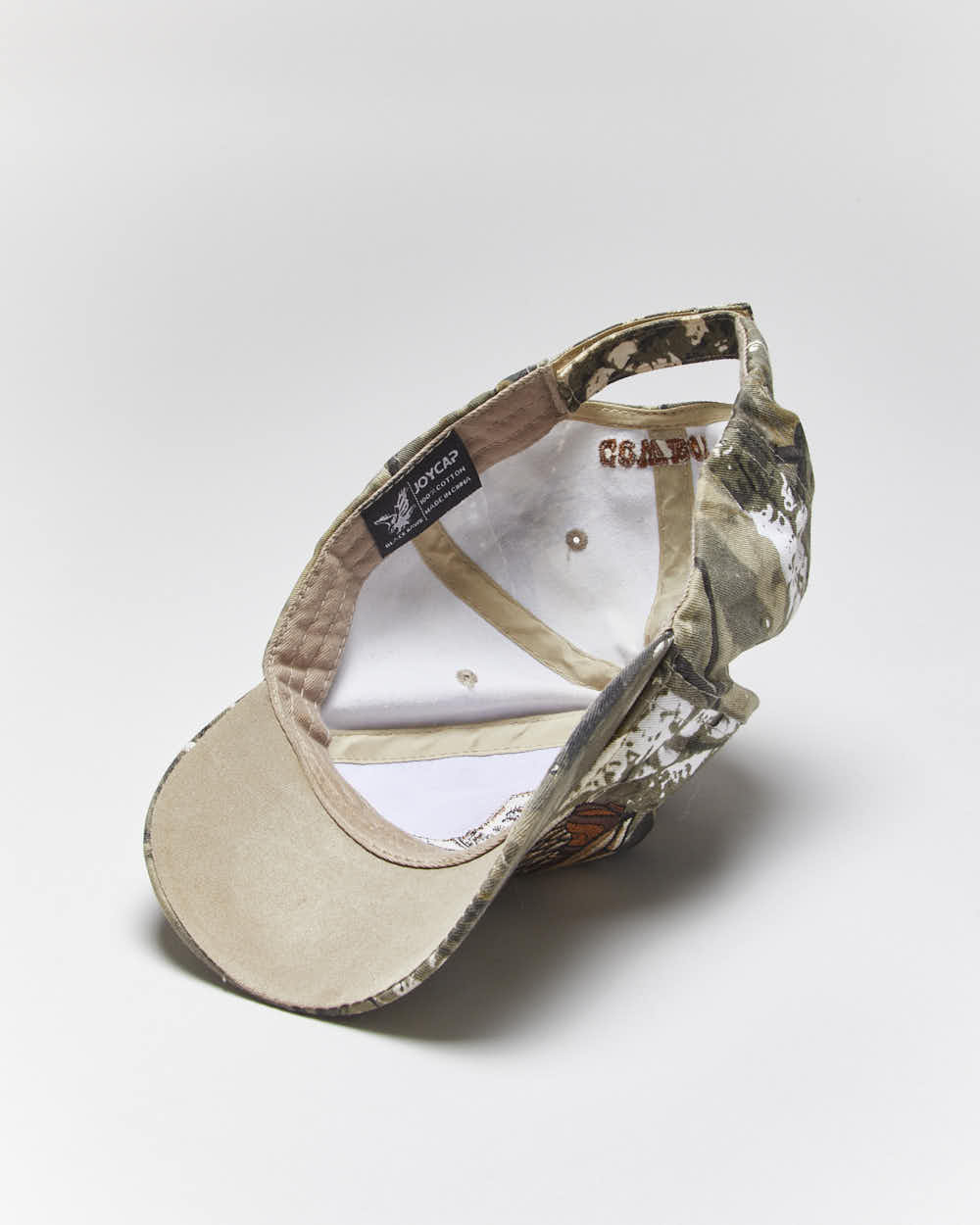 Vintage Y2K Cowboy Embroidered Camouflage Baseball Cap - OS