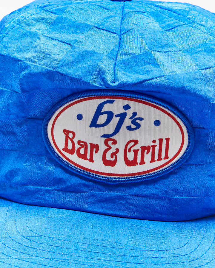 Vintage 90's BJ's Bar & Grill Checked Snapback Cap - OS