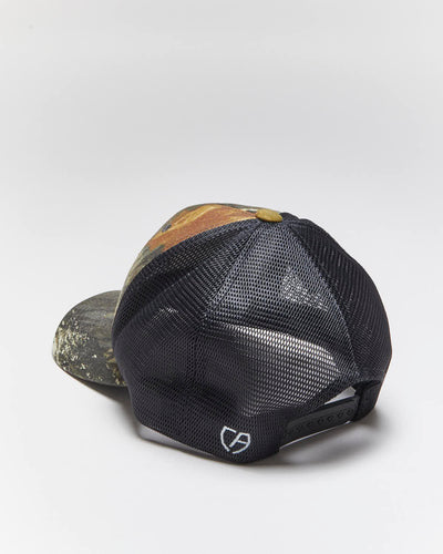 Vintage Y2K Real Tree Camouflage Embroidered Trucker Cap - OS
