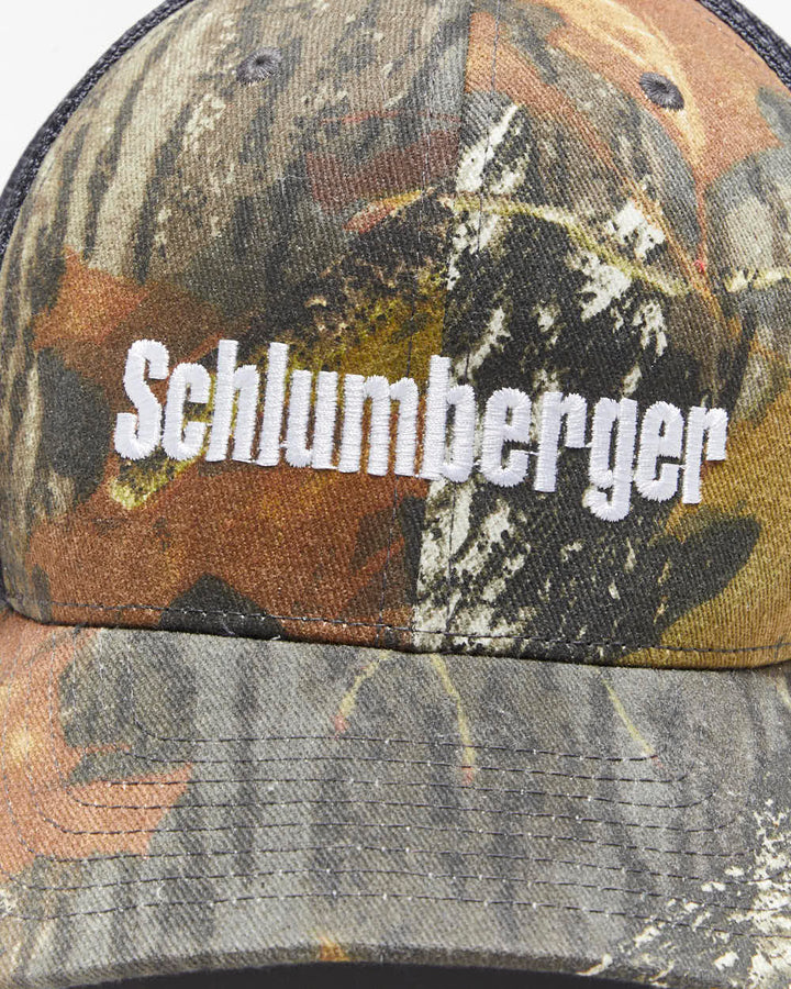 Vintage Y2K Real Tree Camouflage Embroidered Trucker Cap - OS