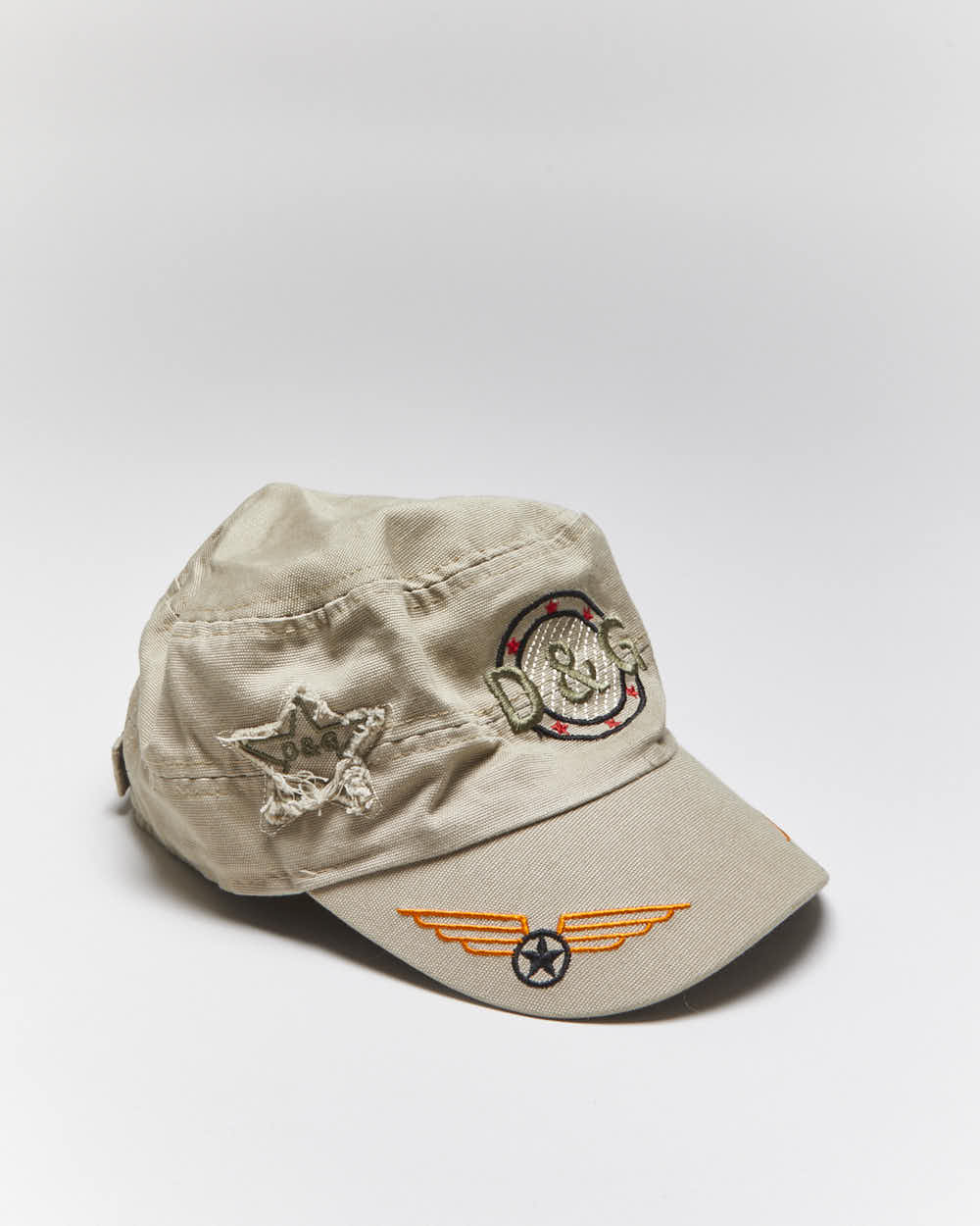 Vintage Y2K Dolce & Gabbana Military Patched Cap - OS