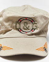 Vintage Y2K Dolce &amp; Gabbana Military Patched Cap - OS