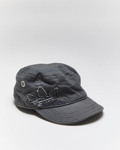 Vintage Y2K Adidas Embroidered Military Style Cap - OS