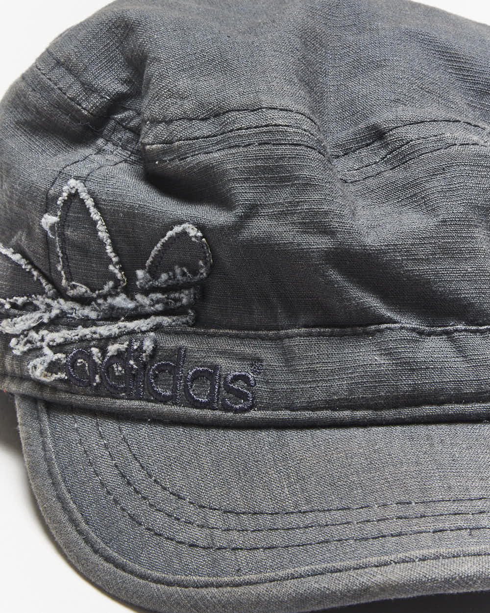 Vintage Y2K Adidas Embroidered Military Style Cap - OS