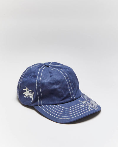 Vintage Stussy Embroidered Logo Cap - OS