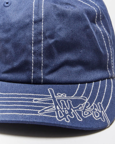 Vintage Stussy Embroidered Logo Cap - OS