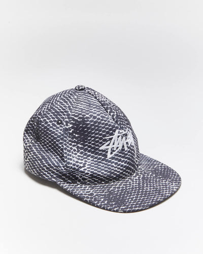Vintage 2000's Stussy Patterned Snapback Cap - OS
