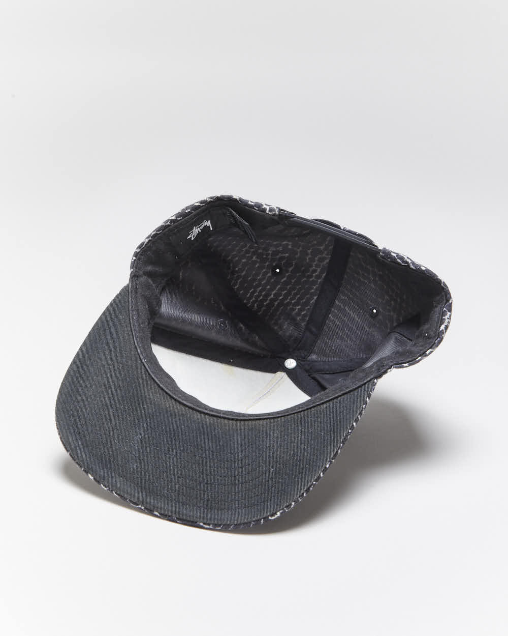 Vintage 2000's Stussy Patterned Snapback Cap - OS