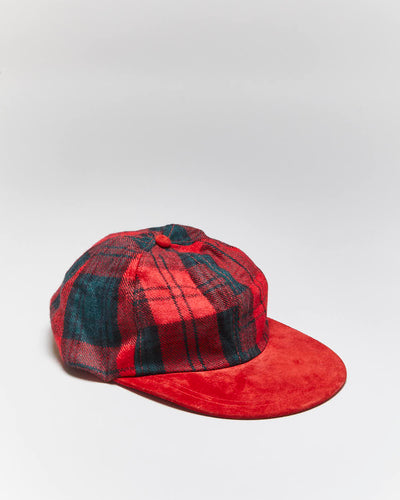 Vintage 2000's Tartan Strap Back Cap - OS