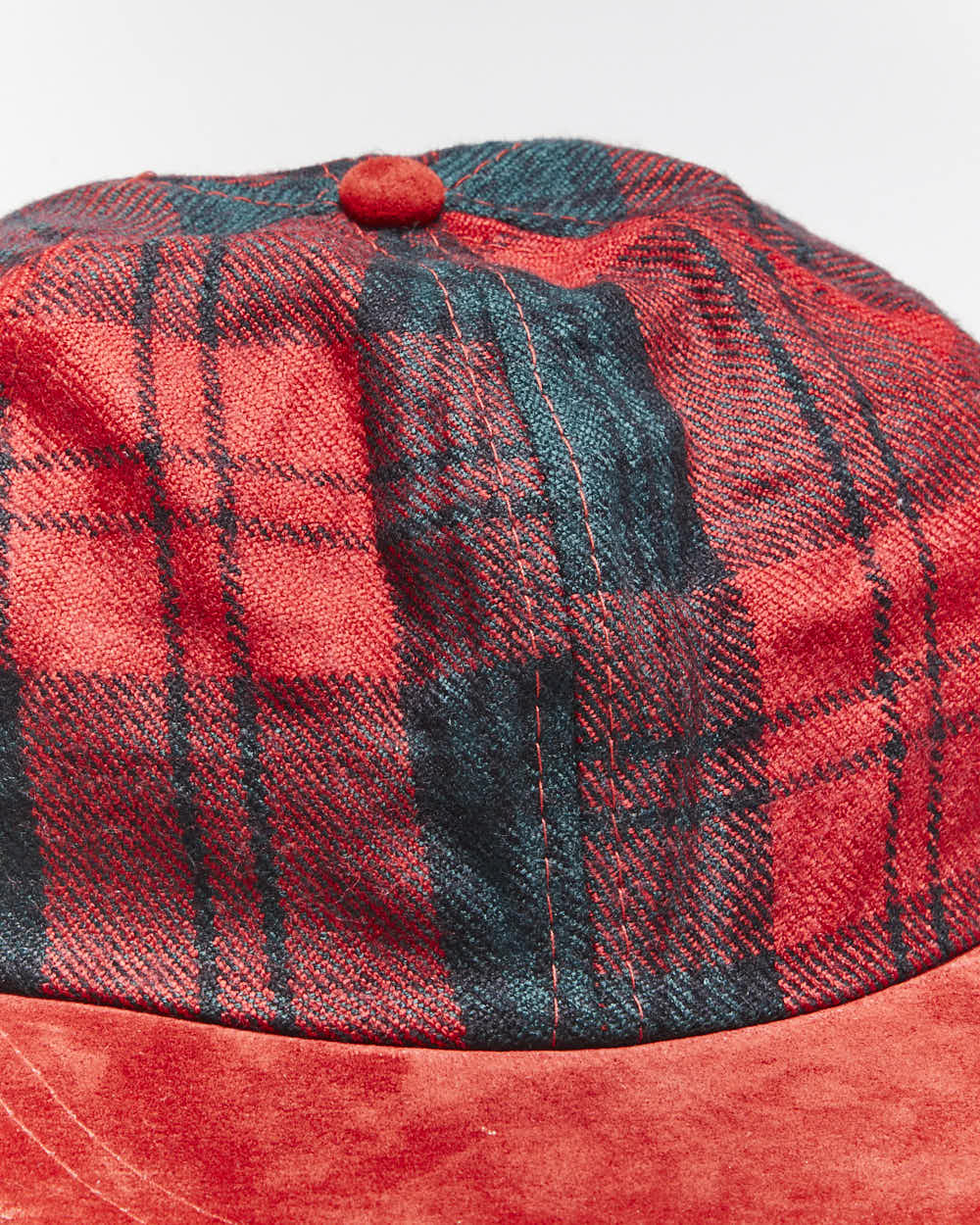 Vintage 2000's Tartan Strap Back Cap - OS