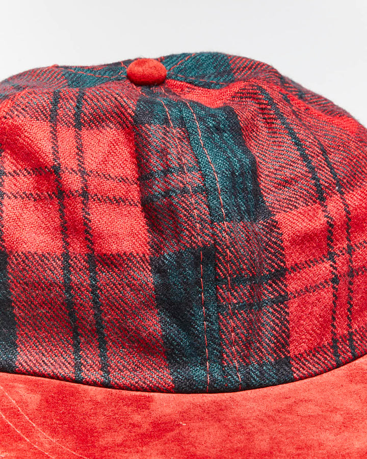 Vintage 2000's Tartan Strap Back Cap - OS