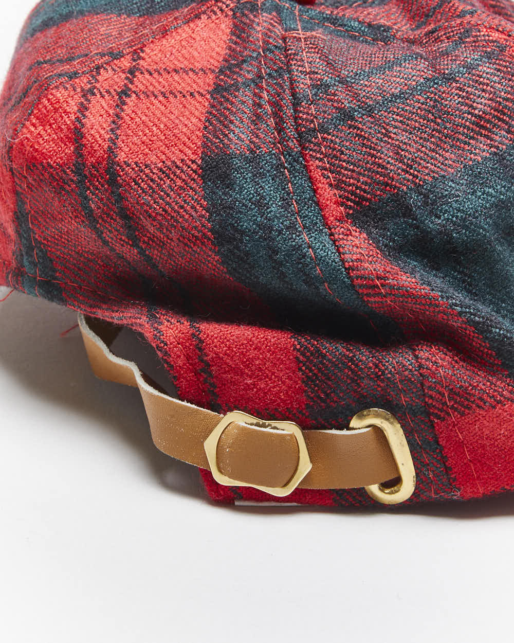 Vintage 2000's Tartan Strap Back Cap - OS