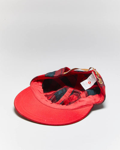 Vintage 2000's Tartan Strap Back Cap - OS
