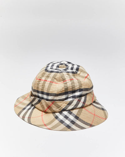 Vintage 2000's Burberry Nova Check Bucket Cap - OS