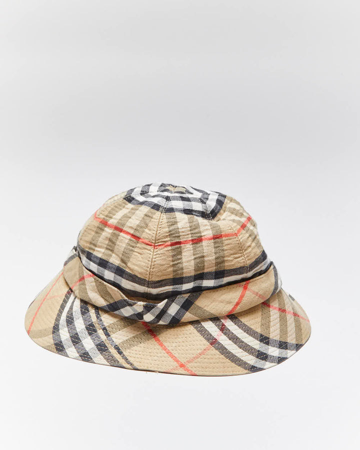 Vintage 2000's Burberry Nova Check Bucket Cap - OS