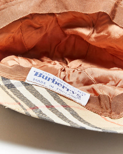 Vintage 2000's Burberry Nova Check Bucket Cap - OS