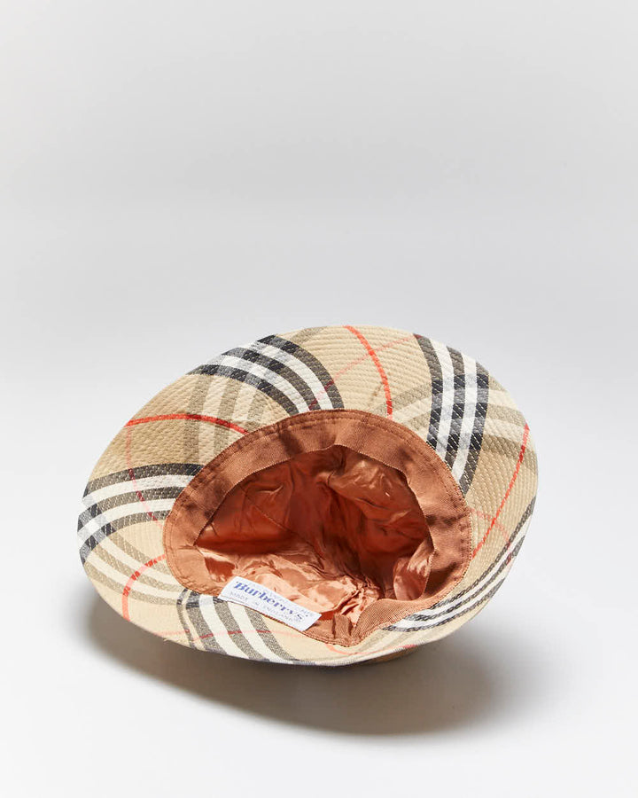 Vintage 2000's Burberry Nova Check Bucket Cap - OS