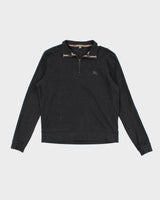 Burberry Brit Grey Quarter-Zip Sweatshirt - L