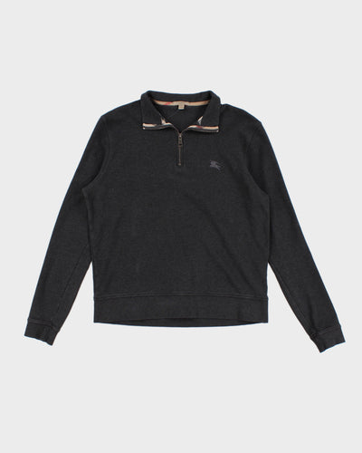 Burberry Brit Grey Quarter-Zip Sweatshirt - L